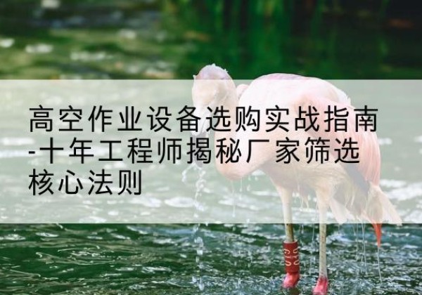 新绛剪叉式升降机厂家-高空作业设备选购实战指南-十年工程师揭秘厂家筛选核心法则